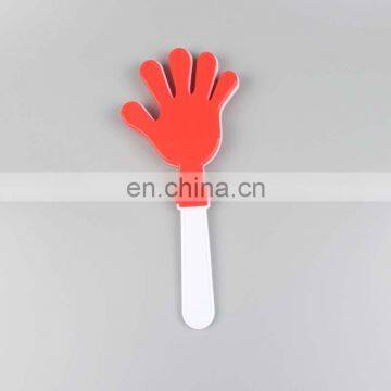 Fashion style palm shape noise maker plastic hand clapper for promotion