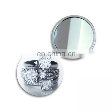 Round shape 75mm flexible custom made metal compact mirror