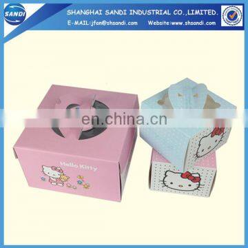 Cheap disposable packing paper food box with printing