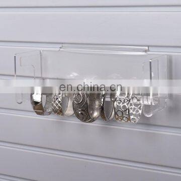 Slat wall Acrylic bangle bracelet display,jewelry bracelet display