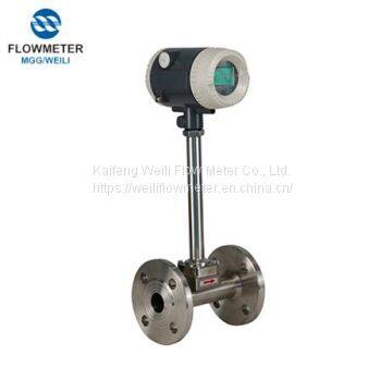 Digital Vortex Flowmeter, Full Tube Stainless Steel Model Vortex Flow Meter