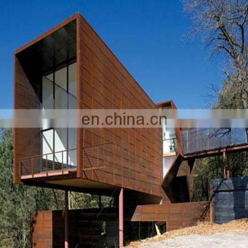 building decorative weathering steel cladding