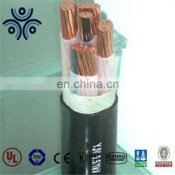 5x6mm2 copper condutor pvc insulated electrical cable