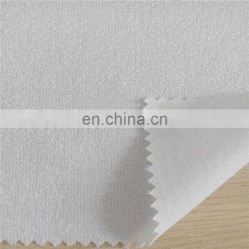 Cooling Waterproof PU Laminated Bamboo Fiber Terry Fabric