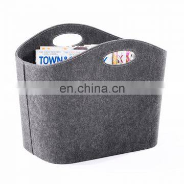 Hot Sale Customization Durable Felt Home Storage Basket Firewood Log Basket photo-5