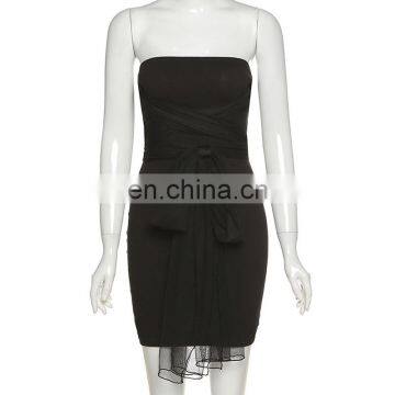 LAITE D2177 Amazon Hot Sales Soft Off-shoulder Backless Casual Dresses Women Fashion Bodycon Sexy Dresses photo-7