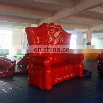 Attractive Inflatable Air Lounge Sofa Bed ,Inflatable Portable Folding Sofa For Family And Commercial Use photo-4