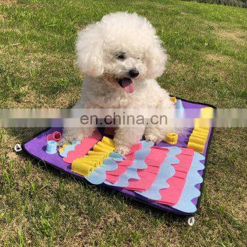 Manufacturer Wholesale Feeding Washable Portable Polyester Pet Dog Colorful Snuffle Mat photo-4