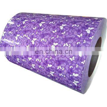Full Form Flower Print Ppgl Prepainted Aluzinc Roofing Sheets photo-3