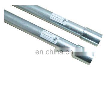 Rigid galvanized steel conduit nipples ferrous metal