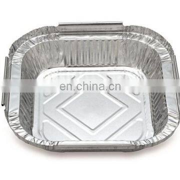 Coated Silver Red Green Gold Takeaway Eco-friendly Cake Foil Cup With Lid
