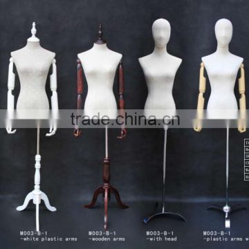 wholesale adjustable female mannequin upper body manikin women dummy mannequin M003-B-1