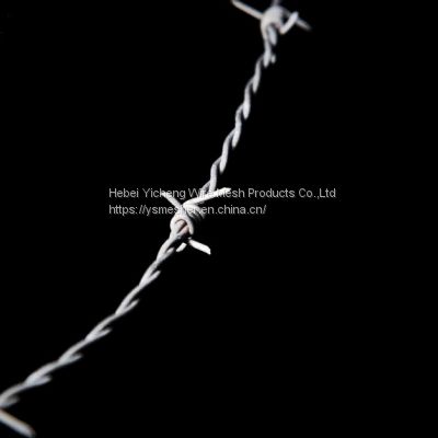 14 gauge galvanized barbed wire/plastic barbed wire in high quality