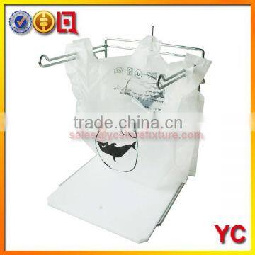 Simple White Color Bag Hanging Bag Display Stand photo-2