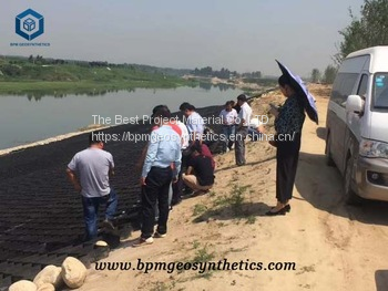 HDPE Geocell for Slope Protection Project in Myanmar photo-4