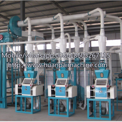 Automatic maize wheat flour milling machine corn processing line grain product making machine