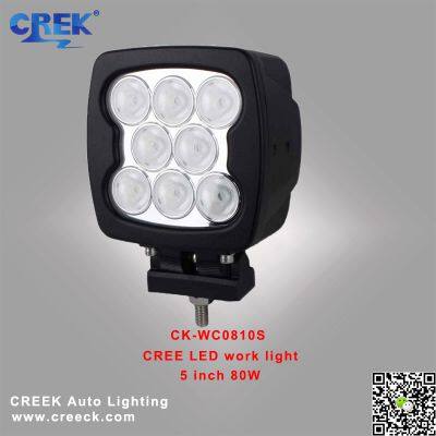 5 INCH 80W SQUARE LED WORK LIGHT