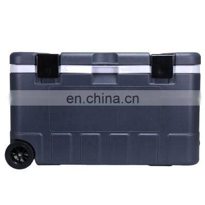 Portable plastic insulation 50L cooler box ice hard cooler with custom logo