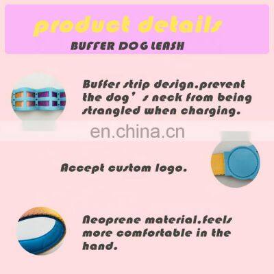 Best Quality Buffer Heat Transfer Print Custom Pattern Dog Leash Anti-choke Dog Leash for Pet