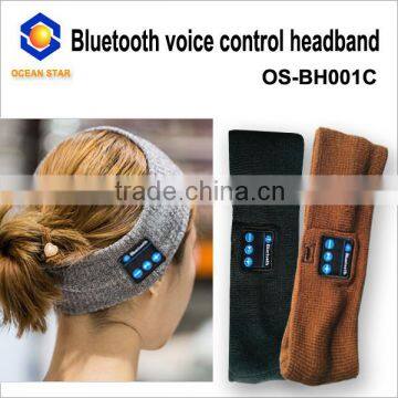 Handmade popular high quality sweatband/bluetooth headband with custom embroidered