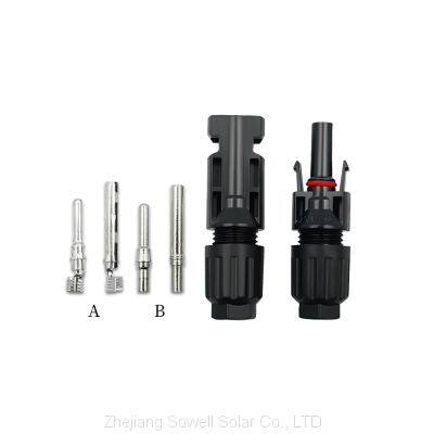 High quality PV005 PV connector related 1000V MC4 connector self-lock instruction connector