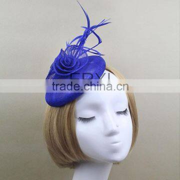 Wholesale Party Fancy Sinamay Base Fascinator Hat Made in China photo-2