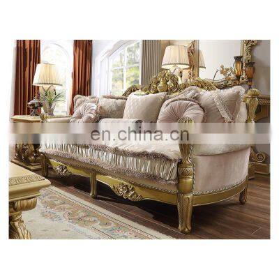 Classic chesterfield velvet sectional sofa couch L shaped typed sofa sets