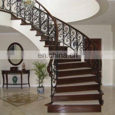 Royal Internal Decoration Wrought Iron Stair Railing Panels photo-5