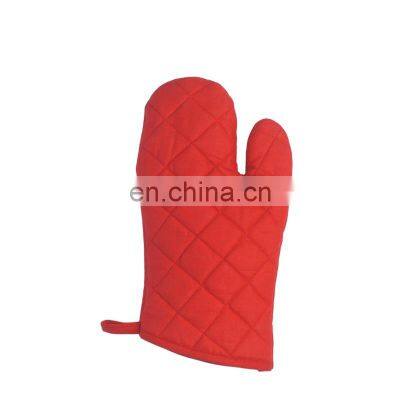 2017 Hot Sale Quilted Canvas Cotton Double Oven Gloves