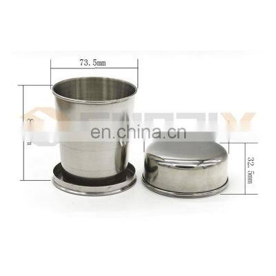 Fashionable Telescopic Stainless Steel Collapsible Shot Glass Cup photo-4