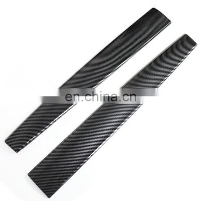 Carbon Look Segmented Dashboard Decoration Panel Trim For Tesla Model 3 Abs Material