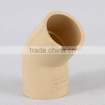 Fashion customize cpvc 45 deg elbow fitting