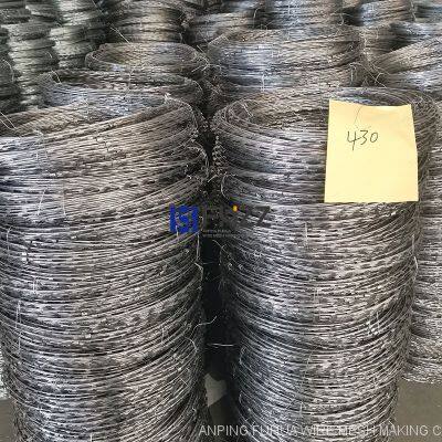 304 Stainless Steel Security Razor Barbed Wire Concertina BTO-22 450mm Diameter