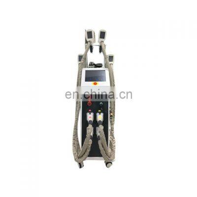 Vertical Slimming Effective 4 Handles Cryolipolysis Machine With 40k Cavitation RF system