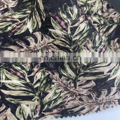 Monet Sunset Pattern Digital Printing High Quality Pure Linen 100 Linen Fabric photo-4