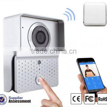 Android IOS Smartphone APP Remote Controlling Wireless WIFI Video Door Phone WIFI-602 with 315MHz Code-learning Doorbell