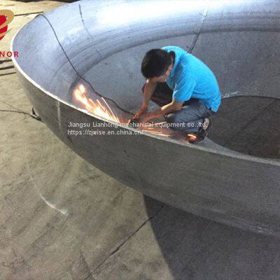 Huge Stainless Steel ASME Dish head by Section Forming for Tank Type