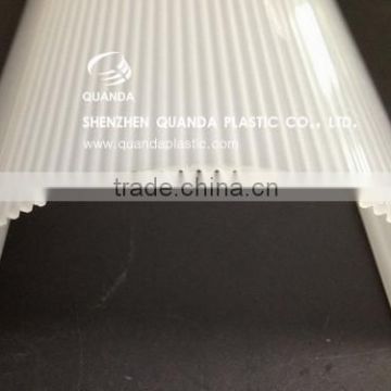 Outside street lighting colored/milky recessed Polycarbonate light cover