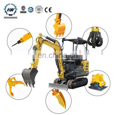 Top Quality China Cheap 1.8T Mini Excavator