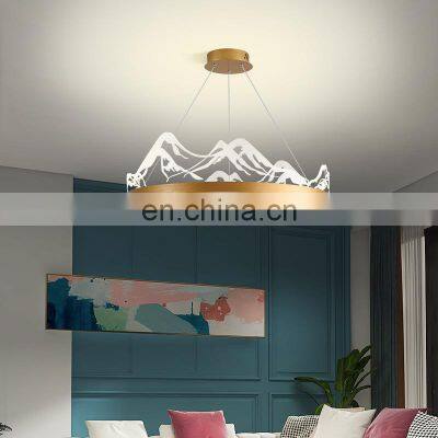 New LED Pendant Light Modern Minimalist Ginkgo Hanging Lamp For Dining Room Living Room Bedroom Creative Pendant Lamp