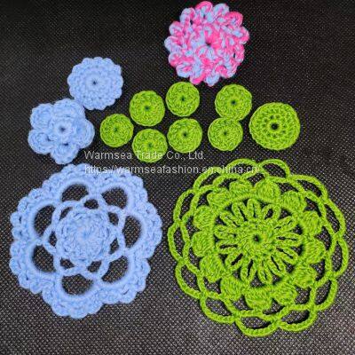 Handcraft garment accessories handmade cotton appliques