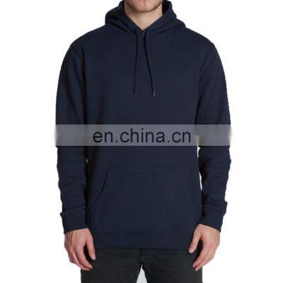 Custom wholesale blank Pullover Hoodies men long neck hoodie crew neck sweatshirt long line hoodie for men