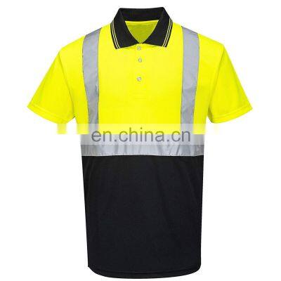 Polyester hi Vis Work Wear Shirt With Custom Logo High Visibility Safety Shirts Wholesale Export to Australia EU and USA photo-5