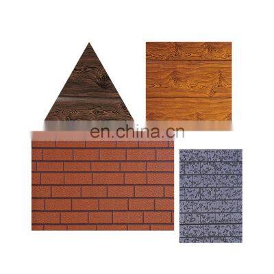 Lightweight Exterior Wall Panel For Prefab Houses 16mm Outdoor Polyurethane Wall Panels PU Sandwich Wall Panel