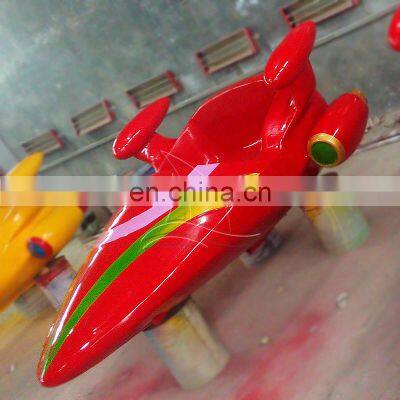 Amusement Parks Simulator Fiberglass Self Control Plane Aircraft Auto Control Plane Kiddie Rides Parks Rides photo-3