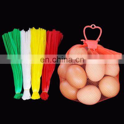 Export OEM Recyclable High Quality Tubular Net Package Bag Onion Mesh Bags for Fruits and Vegetables photo-4
