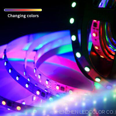 New Magic color 36V WS2811 LC8806S Digital rgb flex led strip 54leds/m 30m/roll New Product