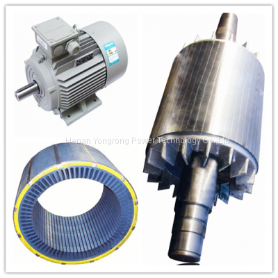 motor stator and rotor core stator winding rotor shaft