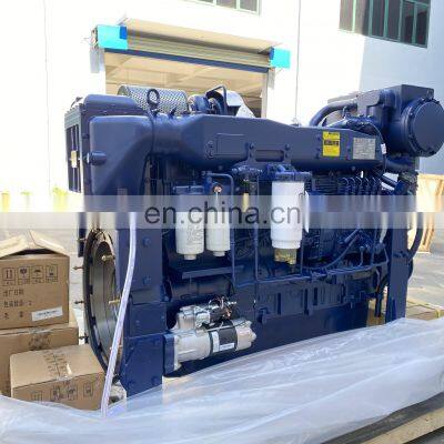Marca nueva, motor diesel marino turboalimentado con refrigeración líquida Weichai WD12 WD12C 2100rpm 375hp WD12C375-21 photo-5