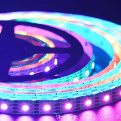 Pixel Cutting Independent LED strip HD107S/APA102 full color 5050 RGB SMD LC8822 SK9822 upgraded version LC8822 LED Chip